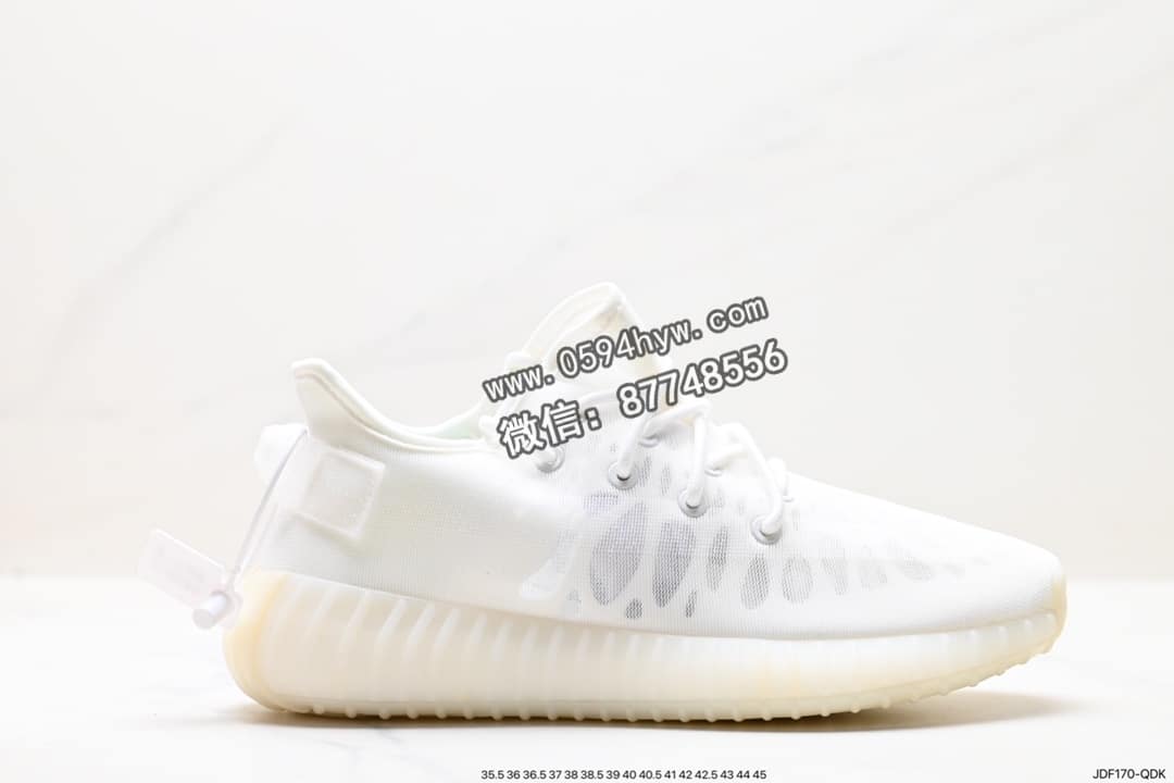 阿迪达斯 Yeezy Boost 350 V2 Mono Ice 爆米花运动鞋 货号: GW2869