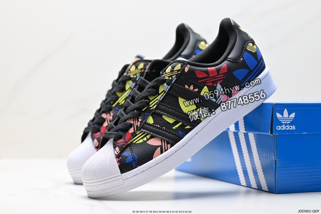 贝壳头, 板鞋, 三叶草, Superstar, PRIDE, Originals Superstar, Originals, Adidas - 阿迪达斯 Adidas 三叶草 Originals Superstar Pride RM 贝壳头 系列 低帮 经典 百搭 休闲 运动 板鞋 货号 H00183 尺码 35-44 ID JDD562-QDF