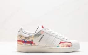 Adidas Superstar Pride RM贝壳头系列 低帮休闲运动板鞋 货号：H00183 颜色：多色尺码：35-44