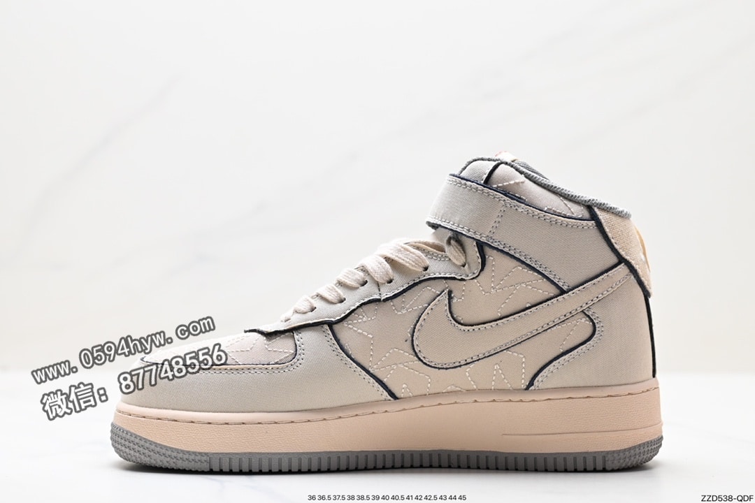 高帮篮球鞋, 高帮, 运动鞋, 篮球鞋, FORCE 1, Air Force 1, AI, 07 - Air Force 1 ‘07 Low 原楦头原纸板 高帮篮球鞋 灰色 货号：DZ5367-219