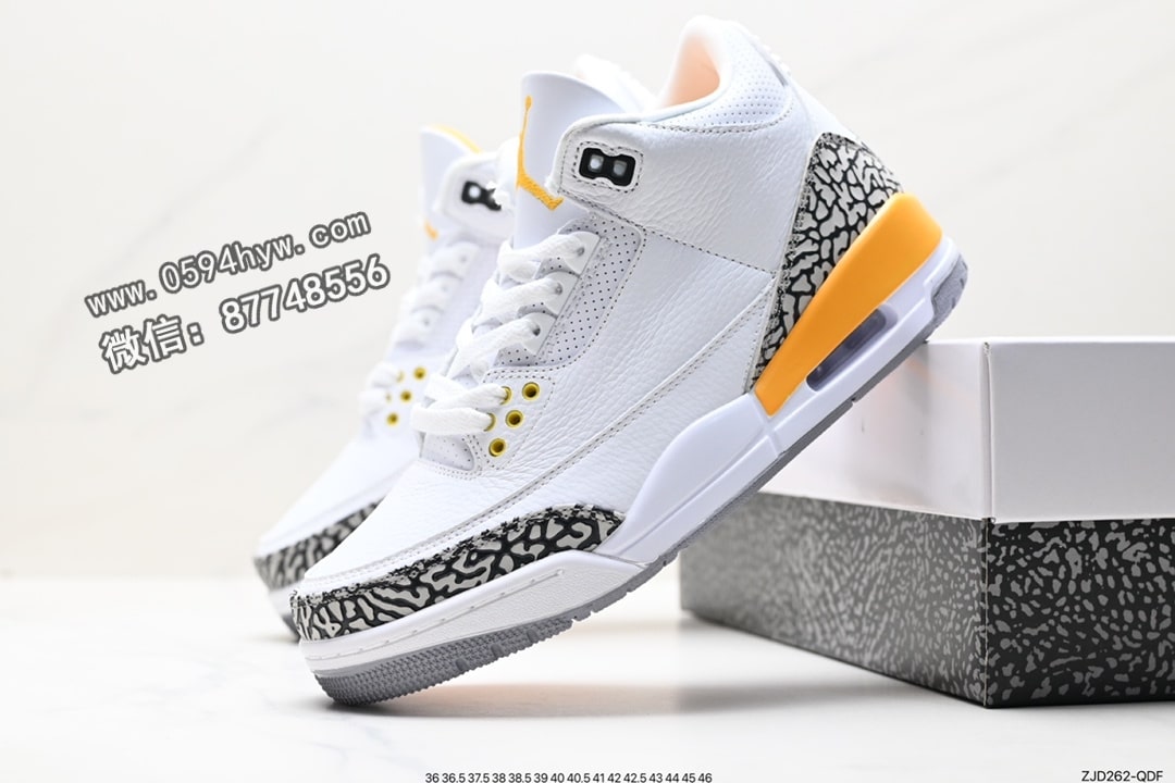 篮球鞋, 乔丹篮球鞋, 乔丹, Jordan, AJ3, Air Jordan 3 Retro, Air Jordan 3, Air Jordan - Air Jordan 3 Retro ”Hide and Sneak“ 白灰棕 AJ3 乔丹3代 aj3 乔3 乔丹篮球鞋系列 货号：CK9246-108