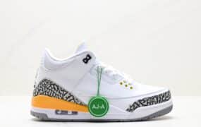 Air Jordan 3 Retro ”Hide and Sneak“ 白灰棕 AJ3 乔丹3代 aj3 乔3 乔丹篮球鞋系列 货号：CK9246-108