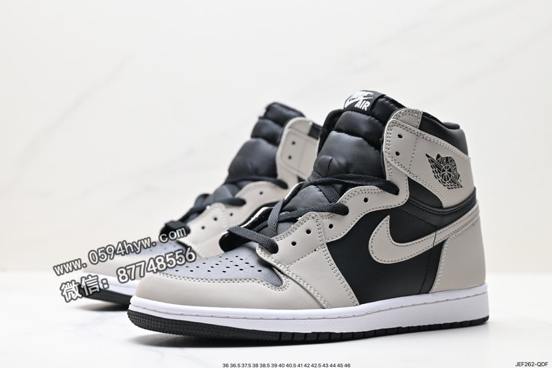 高帮篮球鞋, 高帮, 篮球鞋, Nike Air, Jordan, Black, Air Jordan 1, Air Jordan - 耐克 Nike Air Jordan 1 Retro High OG Black/White 高帮篮球鞋 货号：555088-140