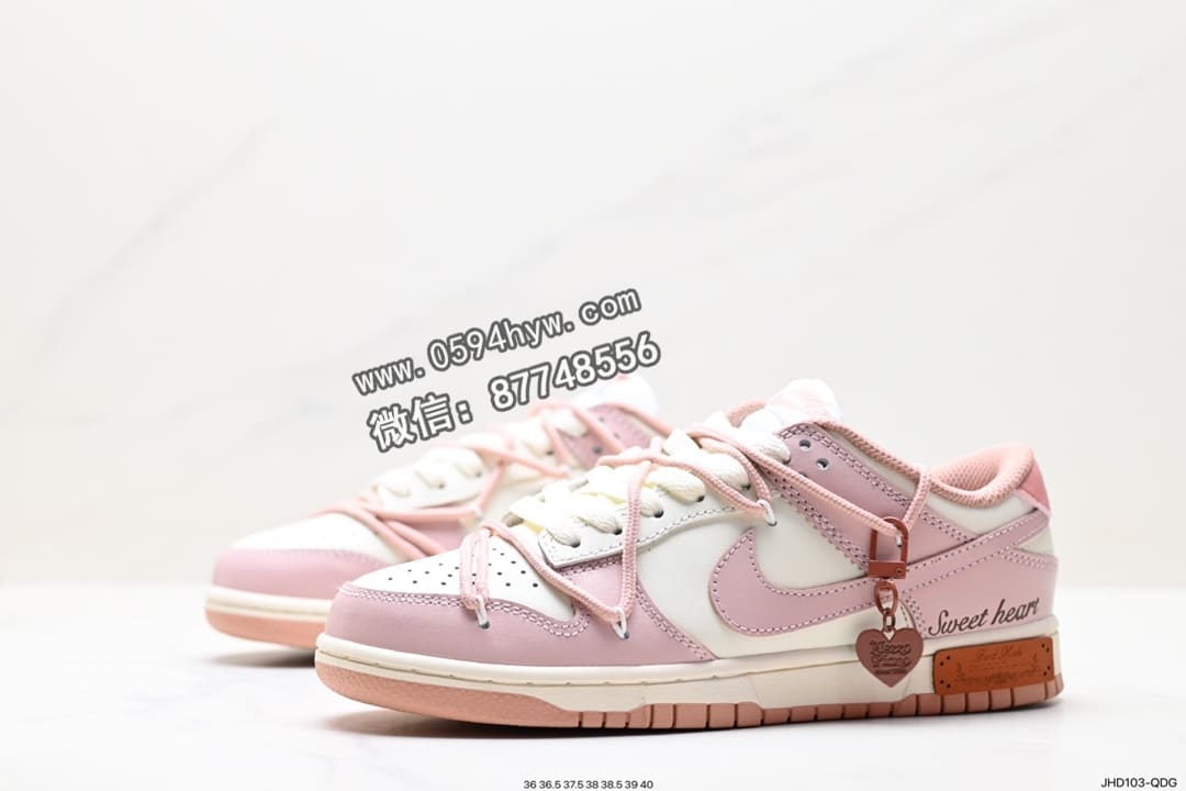 解构, 耐克, 板鞋, 扣篮系列, SB Dunk Low, Off-White, Nike SB Dunk Low, Nike SB Dunk, Nike SB, NIKE, EVA, Dunk Low, Dunk, 85, 2023, 07 - Nike SB Dunk Low “Milk White/Pink” 低帮滑板板鞋 颜色：白色/粉色 货号：JHD103-QDG