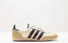 Adidasidas WB Japan Low Cream White Dark Brown GY5748 联乘经典复古低帮休闲运动鞋