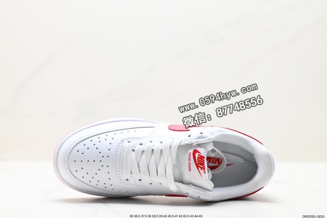 运动鞋, 篮球鞋, Nike Court Vision Low, NIKE, 2023, 07 - Nike Court Vision Low 白黑货号：DH2987-103