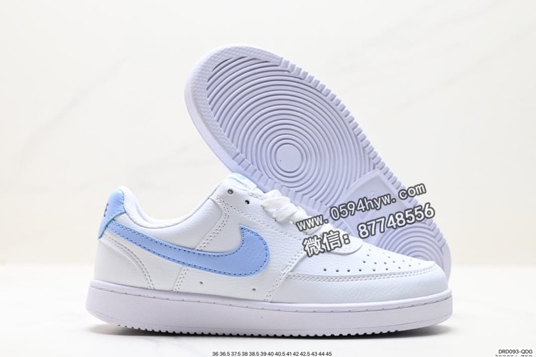 运动鞋, 篮球鞋, Nike Court Vision Low, NIKE, 2023, 07 - Nike Court Vision Low 白黑 鞋子 篮球鞋 高度 底低 颜色 白黑 货号 DH2987-103