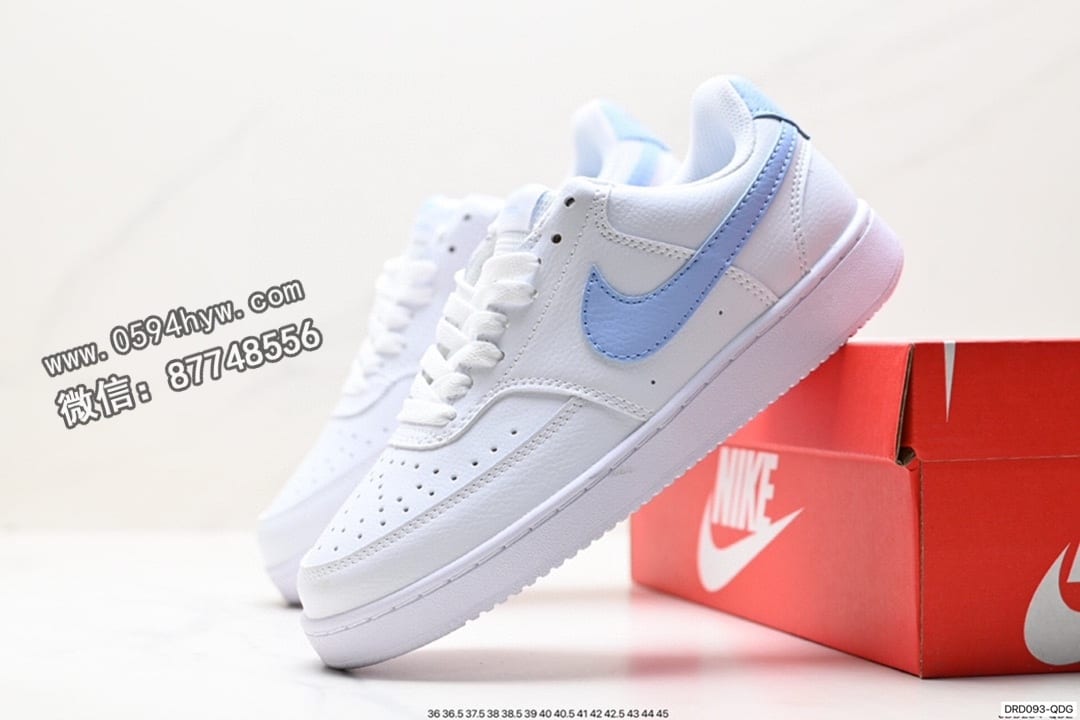 运动鞋, 篮球鞋, Nike Court Vision Low, NIKE, 2023, 07 - Nike Court Vision Low 白黑 鞋子 篮球鞋 高度 底低 颜色 白黑 货号 DH2987-103