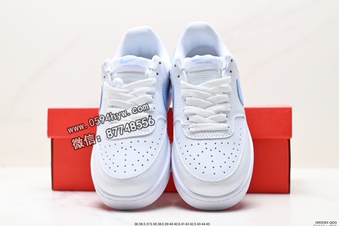 运动鞋, 篮球鞋, Nike Court Vision Low, NIKE, 2023, 07 - Nike Court Vision Low 白黑 鞋子 篮球鞋 高度 底低 颜色 白黑 货号 DH2987-103