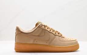 Nike Air Force1 Low AF1 小麦色低帮休闲板鞋 AA4061-200 尺码：35.5-47.5 ID:ZJD212-QJK