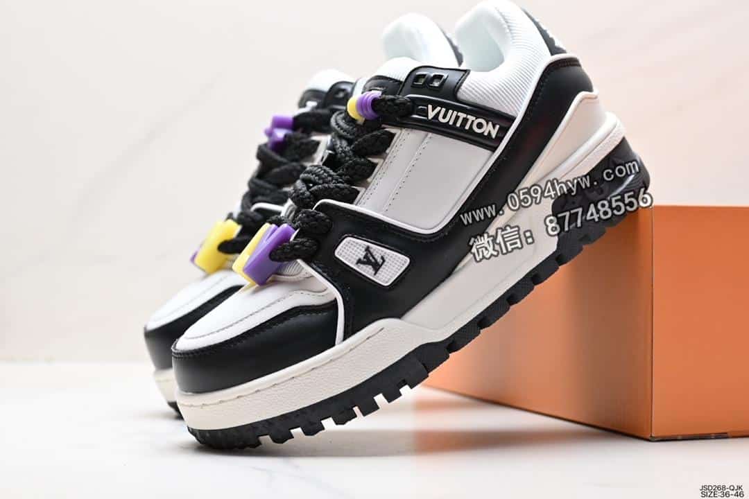 运动鞋, 路易威登, 板鞋, Louis Vuitton, 85, 2023 - LV路易威登 Louis Vuitton Trainer Maxi Low Sneaker