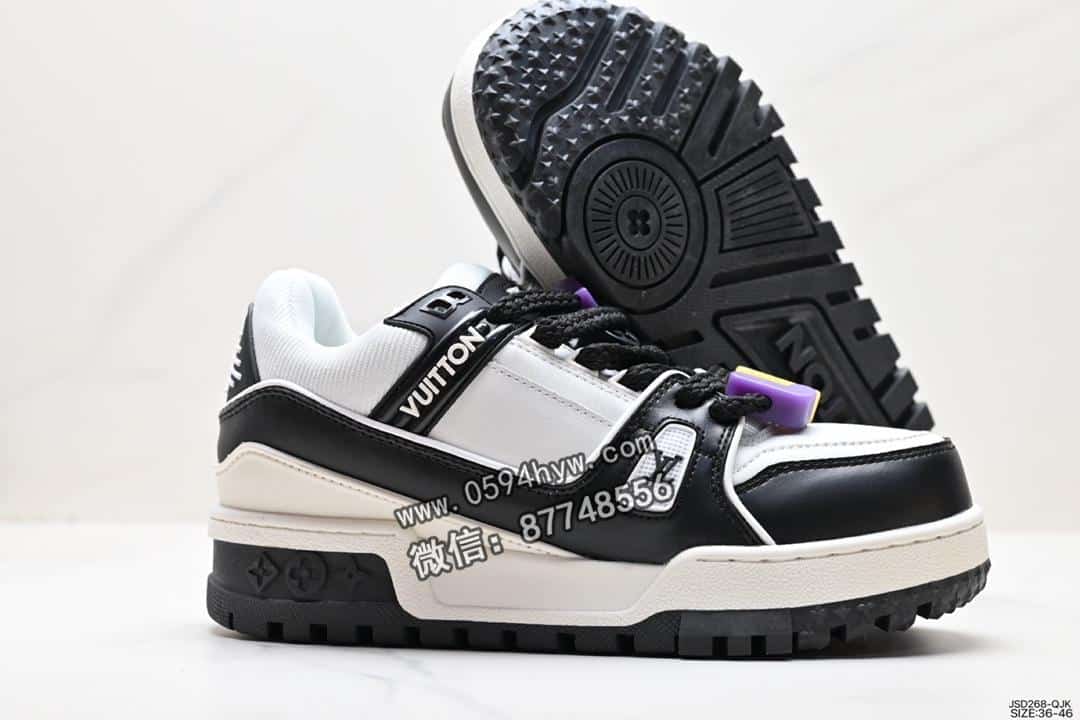 运动鞋, 路易威登, 板鞋, Louis Vuitton, 85, 2023 - LV路易威登 Louis Vuitton Trainer Maxi Low Sneaker