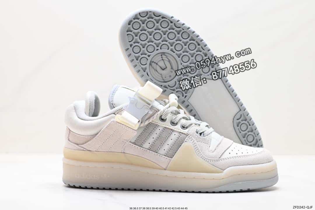 阿迪达斯, 阿迪, 联名, NY, Forum Low, Forum, Bad Bunny, adidas Forum Low, adidas Forum Lo, Adidas, 85, 2023 - BAdidas Bunny x Adidas Forum Low 暗黑兔 货号：HQ2153