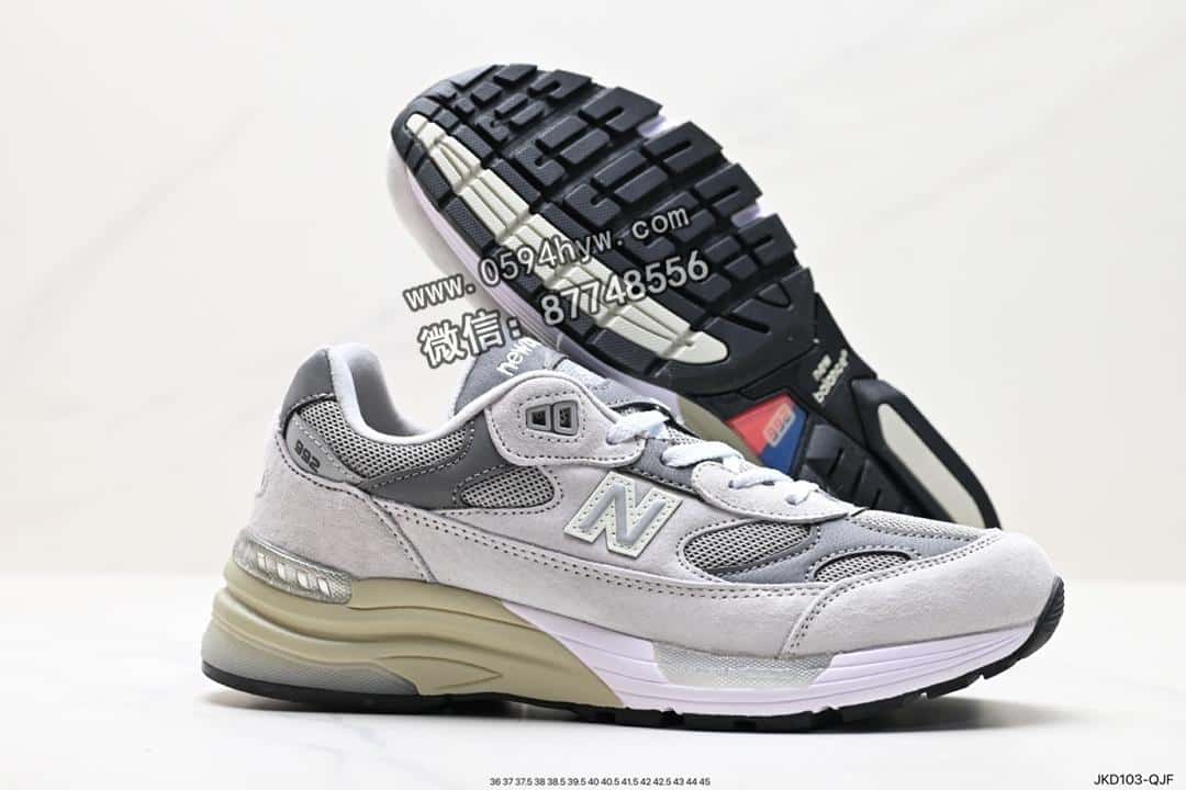 新百伦, New Balance 992, New Balance, Ndurance, KD, ABZORB, 2023 - 新百伦 Jound × New Balance 992 鞋面采用猪皮革与织物相结合 复古风格 货号：M992J2 尺码：36-45 ID：JKD103-QJF