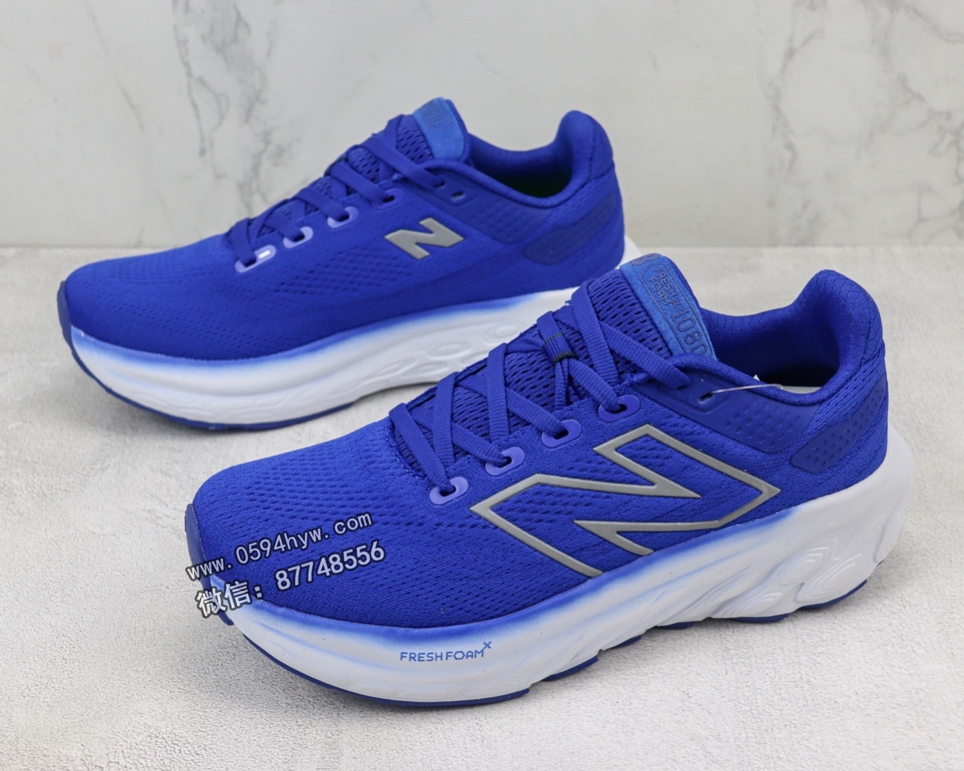 New Balance NB 1080 新百伦 联名 休闲低帮跑步鞋 蓝 货号：M1080B13