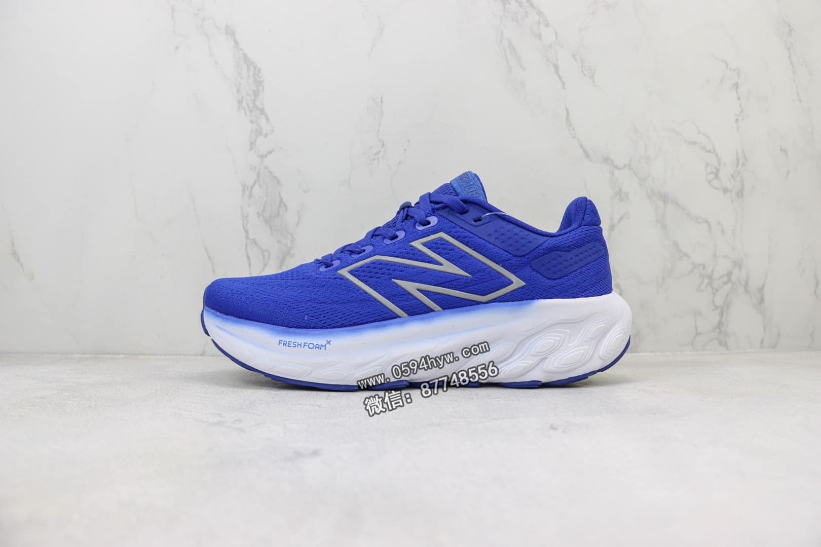 New Balance NB 1080 新百伦 联名 休闲低帮跑步鞋 蓝 货号：M1080B13