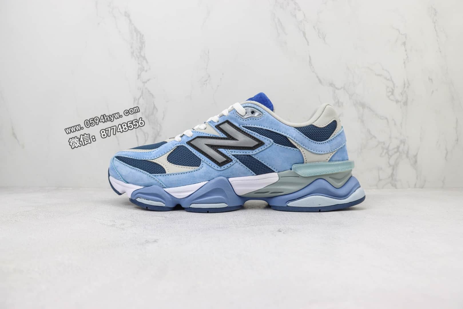 New Balance NB 9060 复古休闲运动慢跑鞋 蓝色 货号: U9060MD1