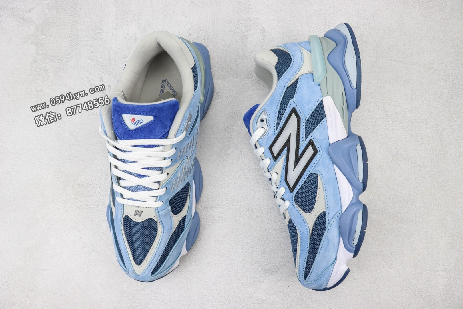 New Balance NB 9060 复古休闲运动慢跑鞋 蓝色 货号: U9060MD1