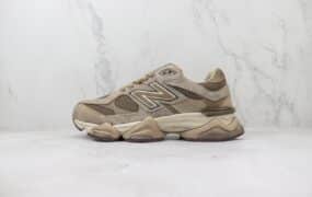 New Balance NB 9060 新百伦复古休闲运动慢跑鞋 空间双格 磨砂材质 驼色 货号：U9060PB