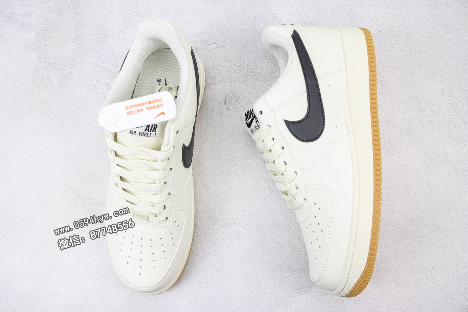 Nike Air Force 1 BY YOU 空军一号低帮休闲板鞋 白黑 CW2288-111 Nike