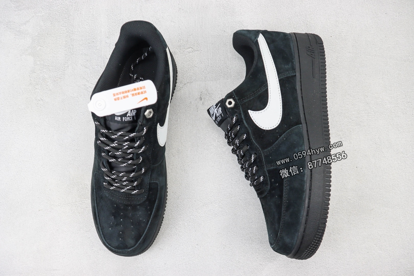 Nike Air Force 1 BY YOU空军一号低帮休闲板鞋 黑白 CW2288-111