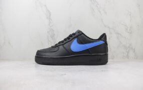 Nike Air Force 1 Low 空军一号低帮运动休闲板鞋 黑蓝 CI9553-021