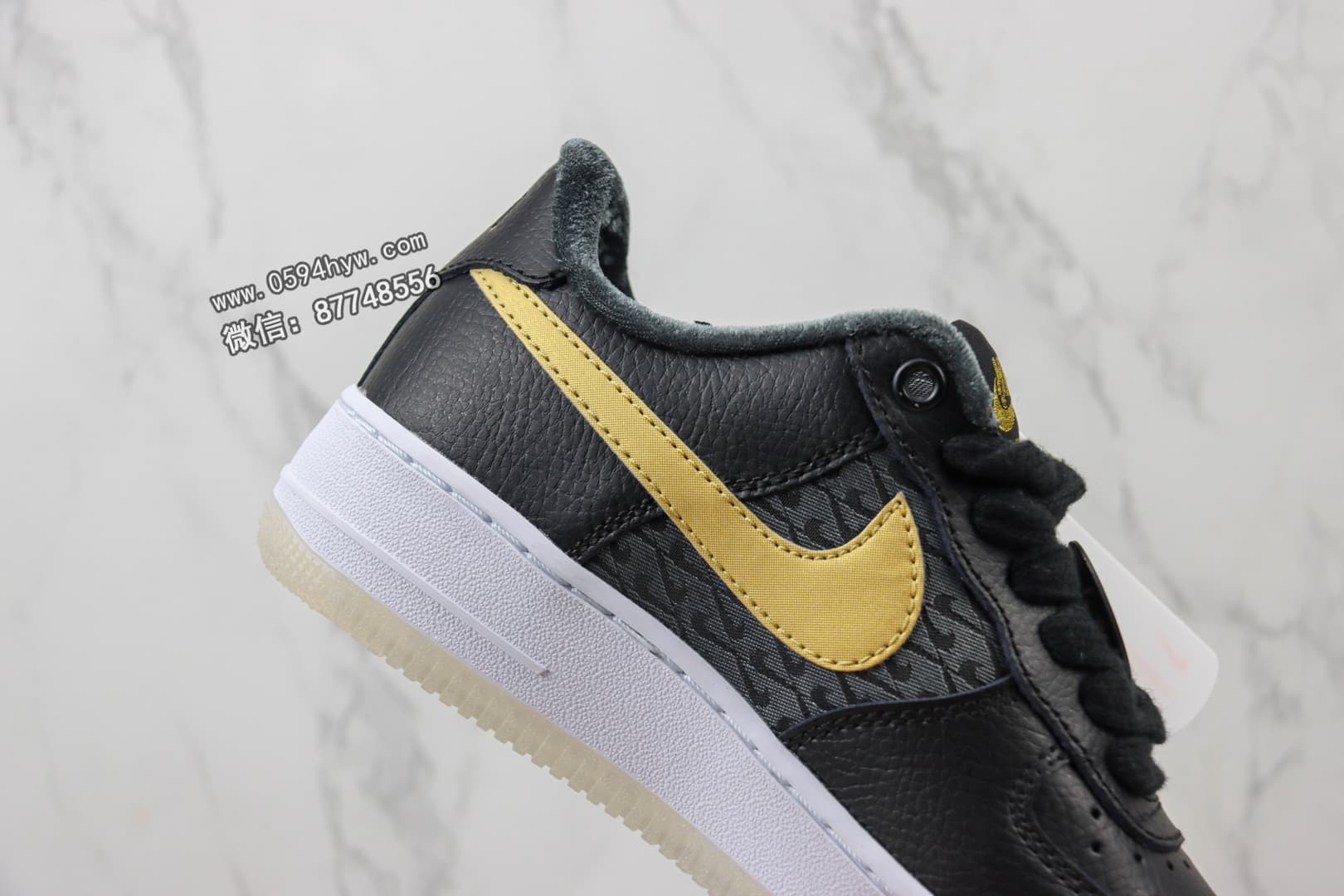 Nike Air Force 1 Low 空军一号低帮运动休闲板鞋 黑金 FN6977-010