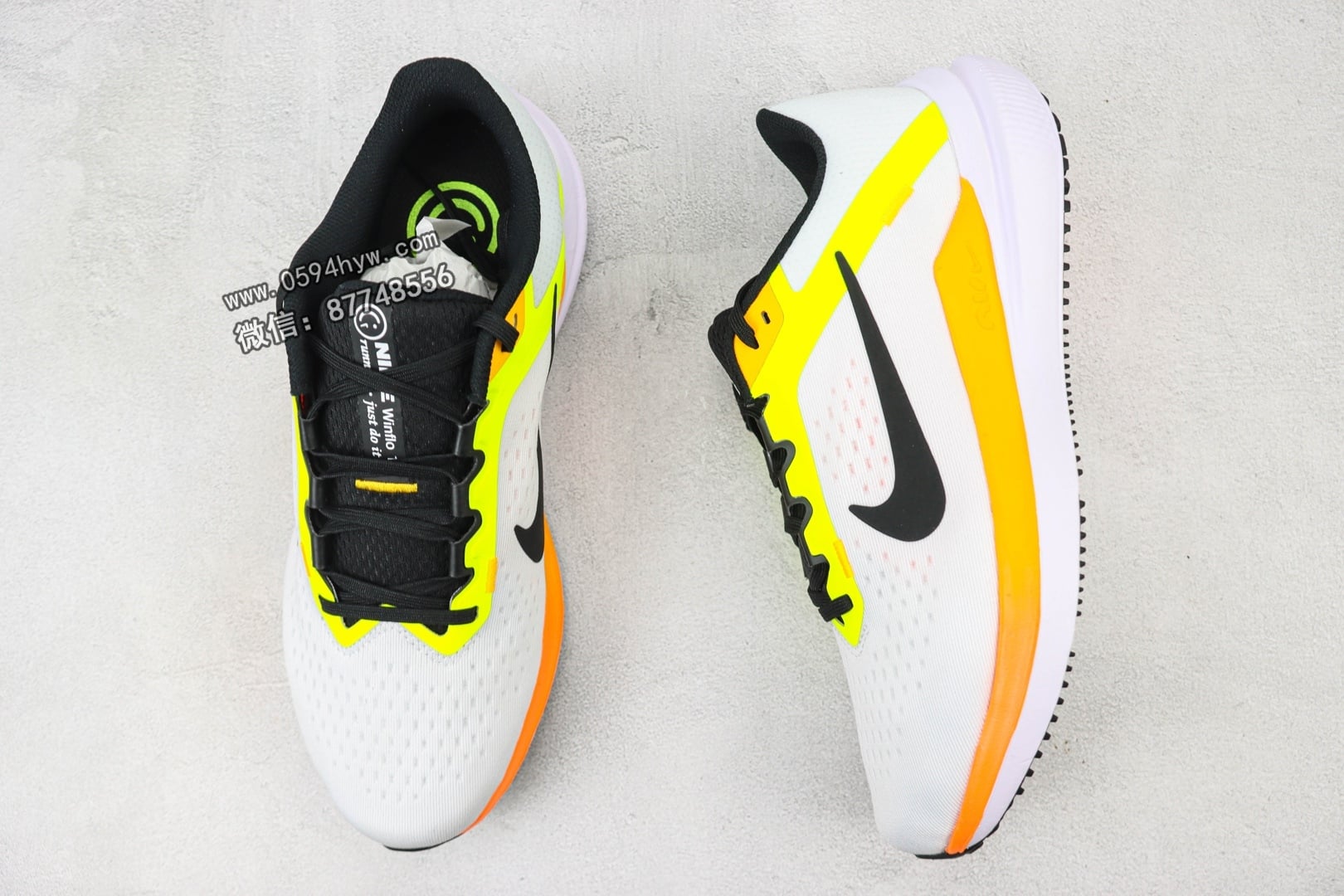 Nike Air Winflo W10 2023新款 训跑练步鞋 白橙黄 货号：DV4022-101