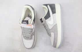 Nike Air Force 1 Low 07 白灰绿拼接色 货号：DW0831-896 编码：AEE1F