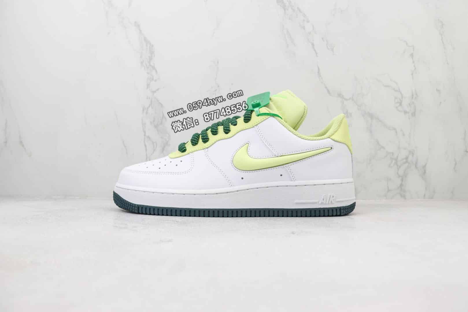 运动鞋, 空军一号, 板鞋, 休闲板鞋, Nike Air Force 1 Low, Nike Air Force 1, Nike Air, Air Force 1 Low, Air Force 1 - Nike Air Force 1 Low 空军一号低帮运动休闲板鞋 白绿货号：FB7402-100 编码：AWI1F