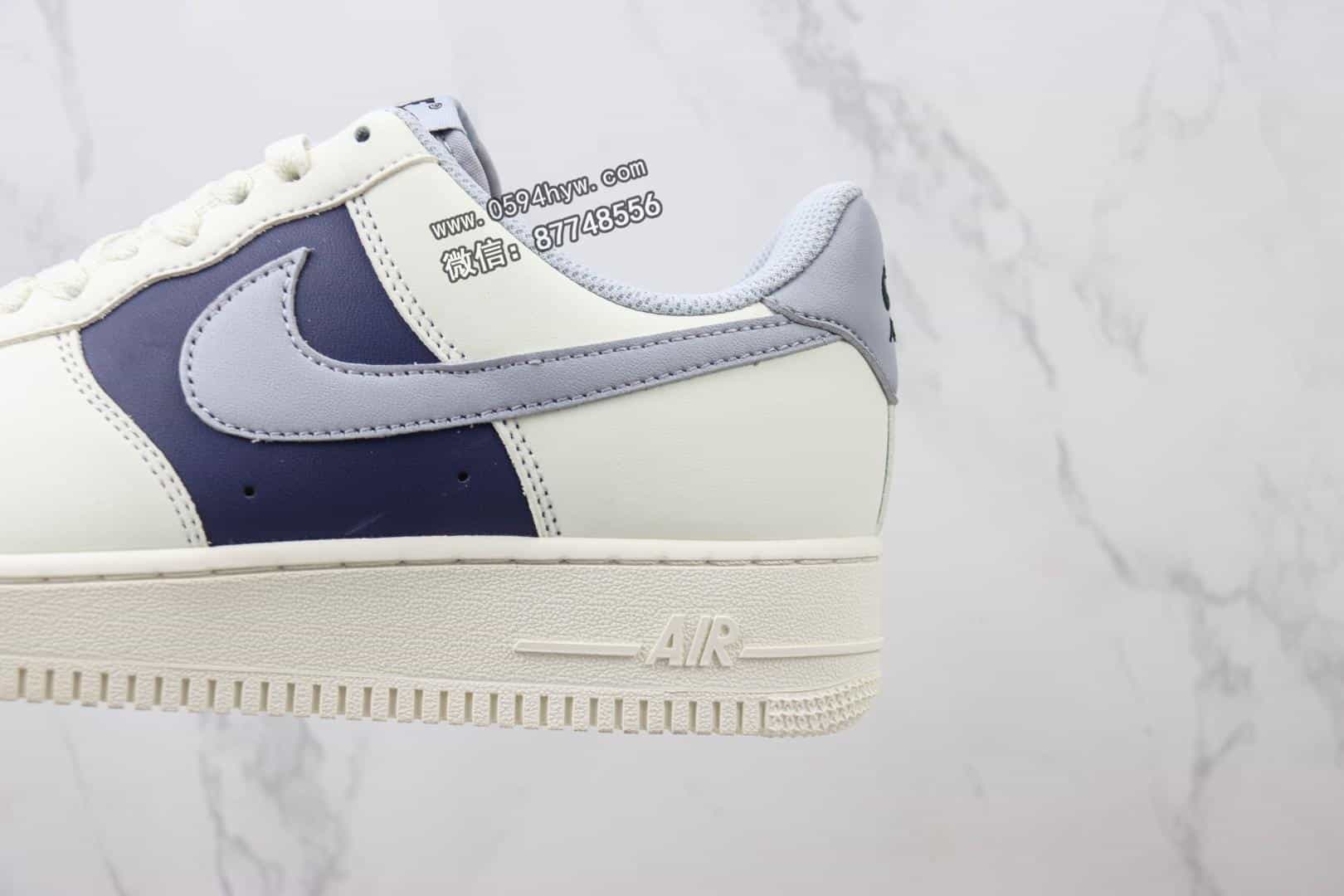 空军一号, 板鞋, 休闲板鞋, Nike Air Force 1 Low, Nike Air Force 1, Nike Air, Air Force 1 Low, Air Force 1 - Nike Air Force 1 Low "By You" 空军一号低帮运动休闲板鞋 空军 白灰蓝 编码：AWI1F