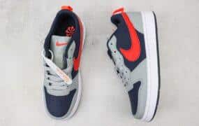 Nike Court Borough Low 2 低帮百搭透气休闲运动板鞋货号：DV5456-003灰蓝红