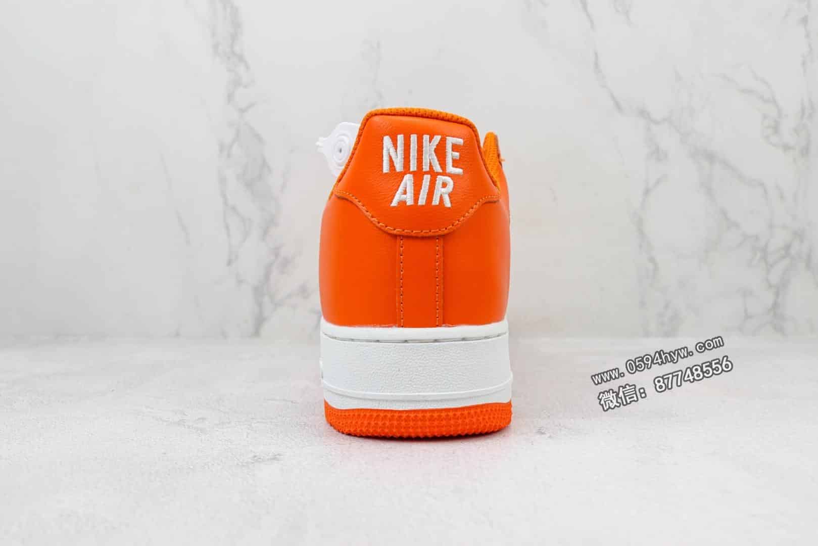 空军一号, 板鞋, Nike Air Force 1 Low, Nike Air Force 1, Nike Air, NIKE, Air Force 1 Low, Air Force 1 - 空军 小勾 橙色 Nike Air Force 1 Low 空军一号低帮运动休闲板鞋#原楦头原纸板 打造纯正空军版型 #专注外贸渠道 全掌内置蜂窝气垫  #原盒配件 原厂中底钢印、拉帮完美货号：FJ1044-800  编码：AWR1F
🌵Size：36 36.5 37.5 38 38.5 39 40 40.5 41 42 42.5 43 44 44.5 45