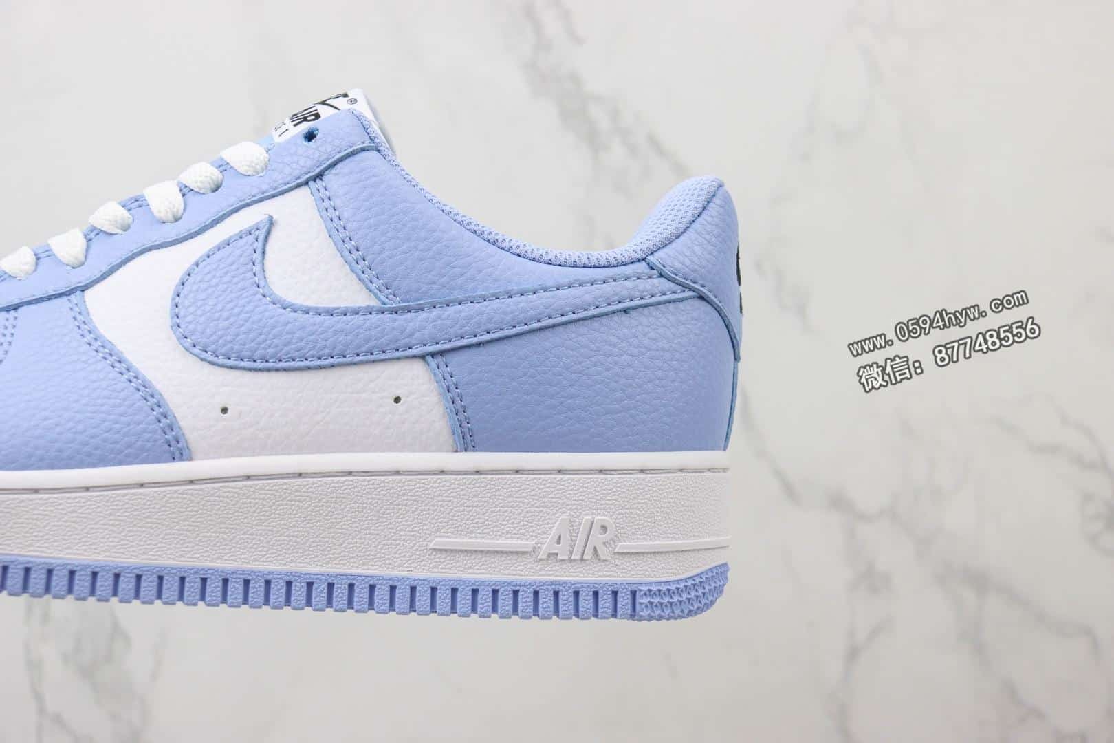 空军一号, 板鞋, Nike Air Force 1 Low, Nike Air Force 1, Nike Air, NIKE, Air Force 1 Low, Air Force 1 - Nike Air Force 1 Low "By You" 定制配色 空军一号低帮运动休闲板鞋 白蓝 鞋子货号：CW2288-111 编码：AWR1F