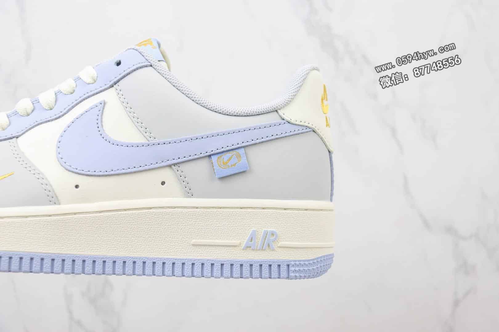 板鞋, 休闲板鞋, Nike Air, NIKE, FORCE 1, Air Force 1, AI - 品牌：Nike
系列：Air Force 1
鞋子类型：低帮运动休闲板鞋
颜色：灰白紫
货号：DB3301-117