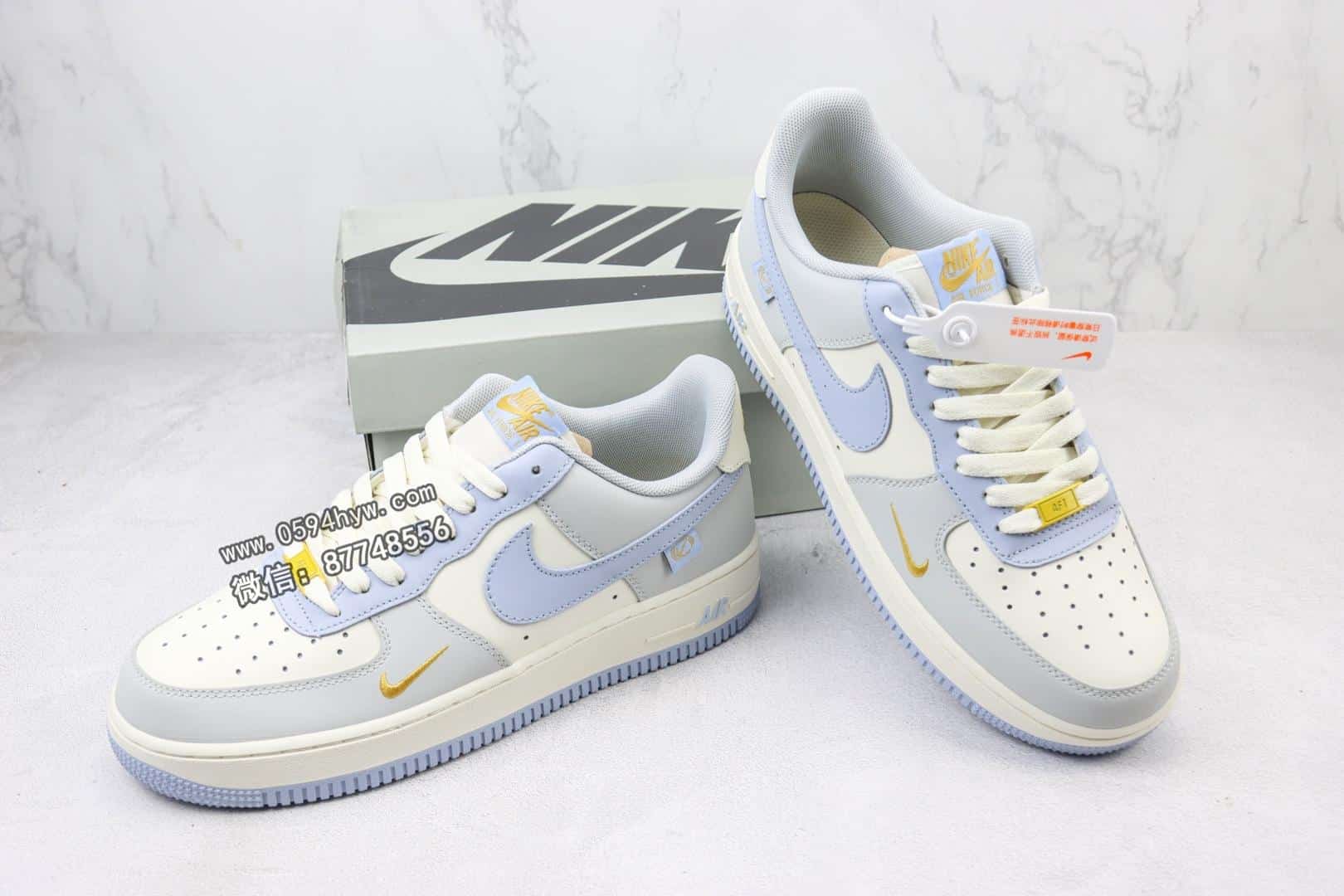 板鞋, 休闲板鞋, Nike Air, NIKE, FORCE 1, Air Force 1, AI - 品牌：Nike
系列：Air Force 1
鞋子类型：低帮运动休闲板鞋
颜色：灰白紫
货号：DB3301-117