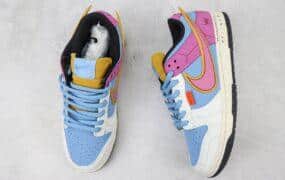 Nike 飞翼 DuNike 圣斗士星矢联名 x Nike SB DuNike Low 高帮篮球鞋 涂鸦 灰色 货号：ZD2356-153