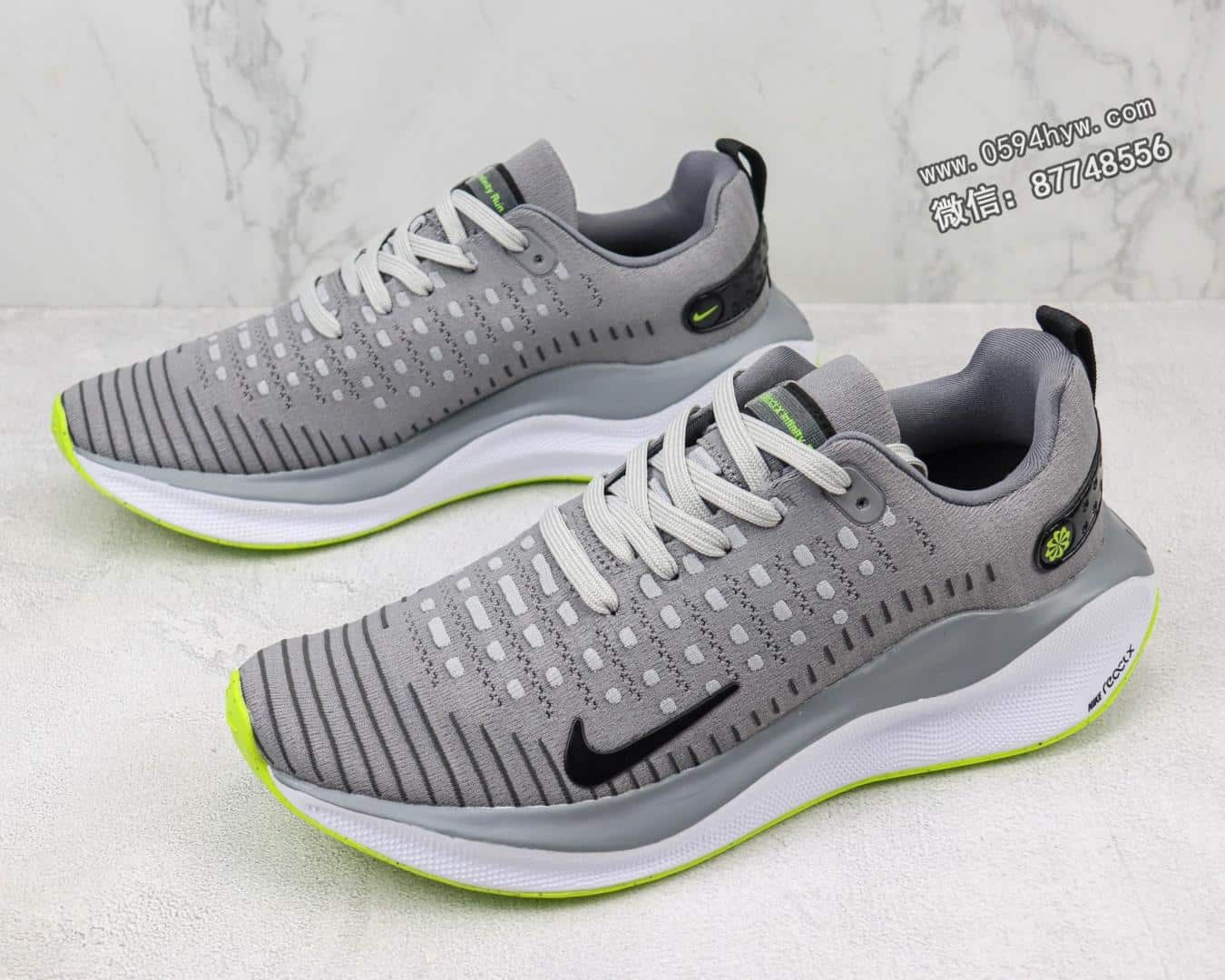 跑鞋, Zoom Air, Zoom, React, Nike React, NIKE - Nike REACTX INFINITY RUN 4跑鞋 深灰 货号：DR2665-002