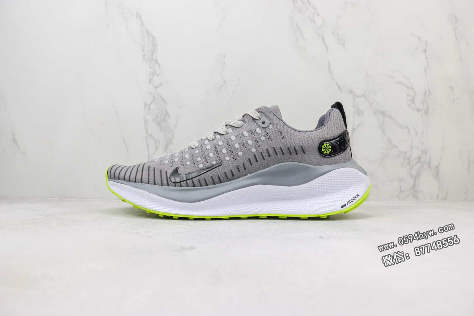 跑鞋, Zoom Air, Zoom, React, Nike React, NIKE - Nike REACTX INFINITY RUN 4跑鞋 深灰 货号：DR2665-002