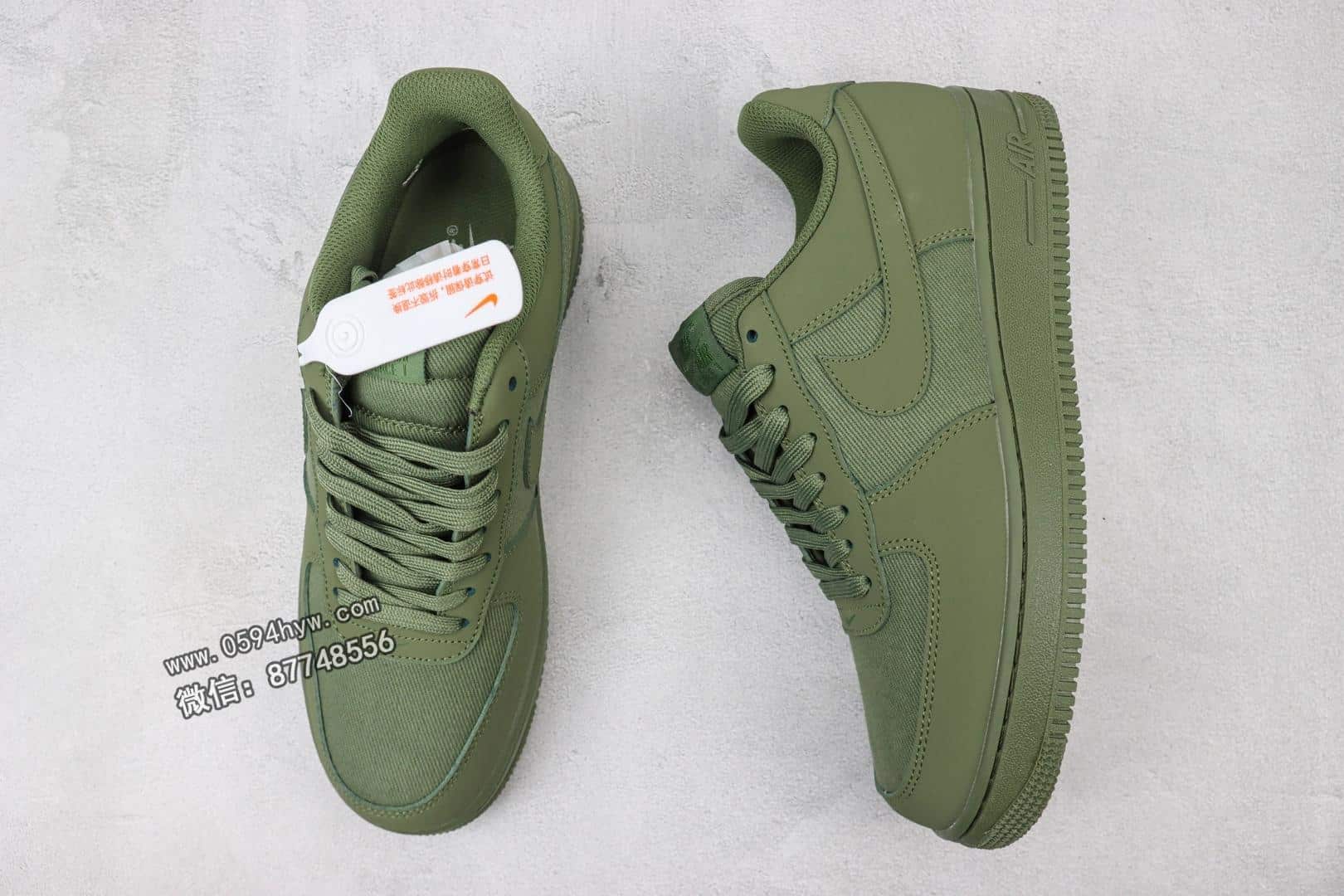 货号：FB8876-300 编码：AWI1F
品牌：Nike
系列：Air Force 1 Low
鞋子类型：低帮运动休闲板鞋
颜色：军绿色