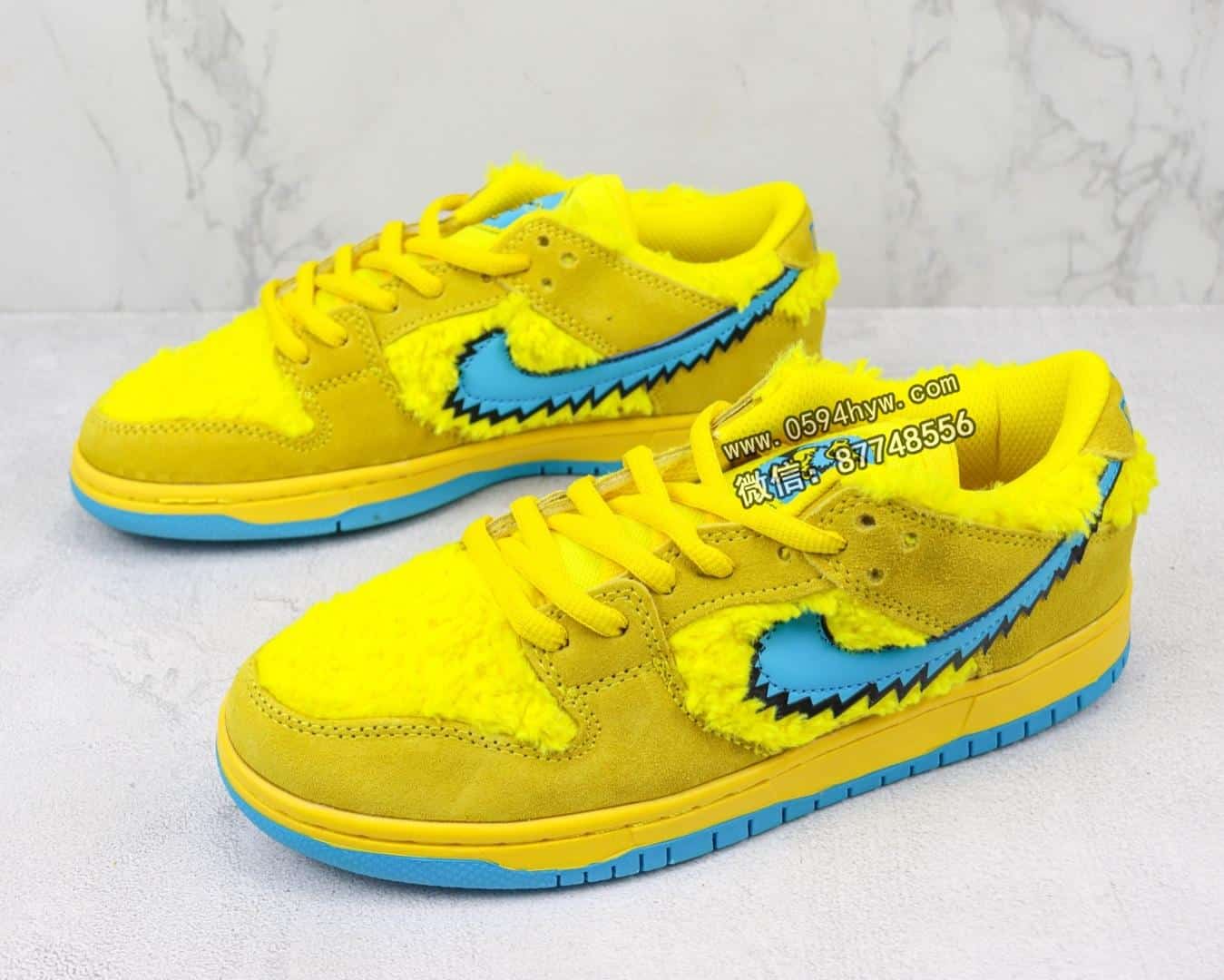 SB Dunk Low, Nike SB Dunk Low, Nike SB Dunk, Nike SB, NIKE, Dunk, Adidas - Grateful DeAdidas x Nike SB DuNike Low 跳舞小熊 毛绒 黄色 货号：CJ5378 700