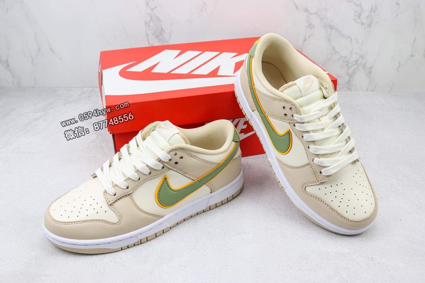 板鞋, 休闲板鞋, UA, Nike SB, Nike Dunk, NIKE, Dunk - Nike SB DUNike FQ6869-131 黄绿 Nike DuNike SB Low Light Tan