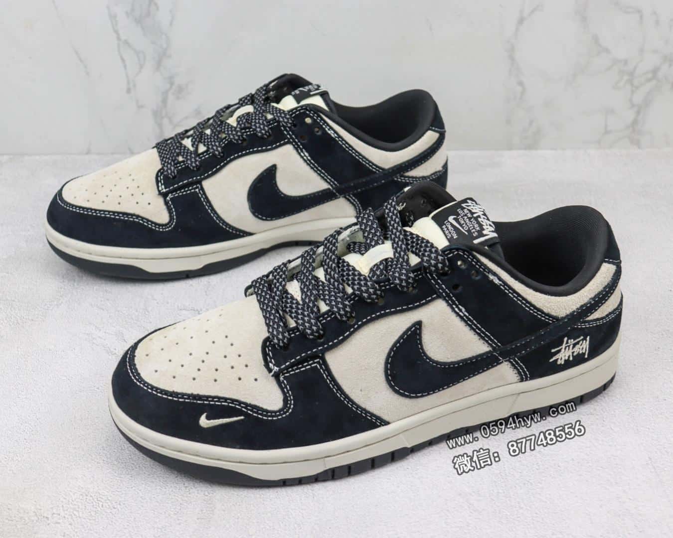 联名, 板鞋, 休闲板鞋, SB Dunk Low, Nk SB Dunk Low, Dunk Low, Dunk, 07 - 迷你勾 斯图西联名 麂皮 MZ6357-149 低帮休闲板鞋