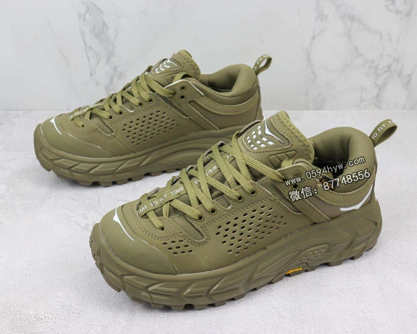 联名, Tor Ultra, PE, HOKA - HOKA Tor Ultra x JLAL联名 减震防滑耐磨户外功能鞋 登山徒步鞋 货号：1105689/BTOL 军绿