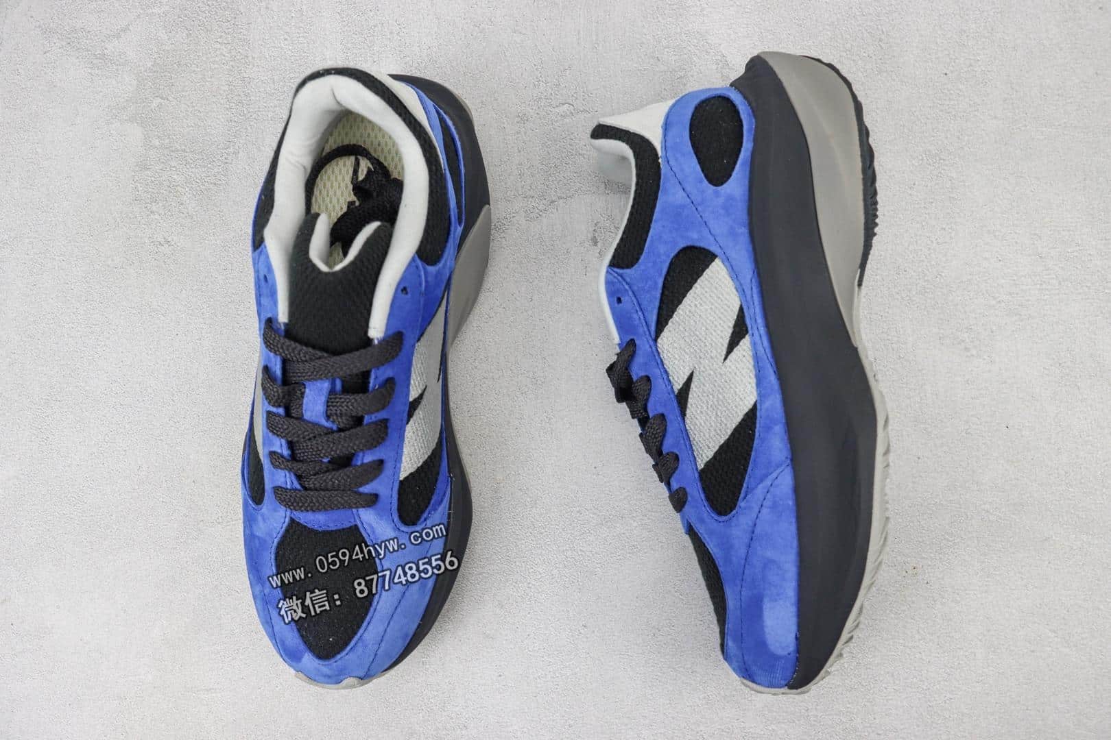 品牌：New Balance
系列：Warped Runner
鞋子类型：复古老爹风休闲运动慢跑鞋
颜色：黑蓝
货号：UWRPDTBK