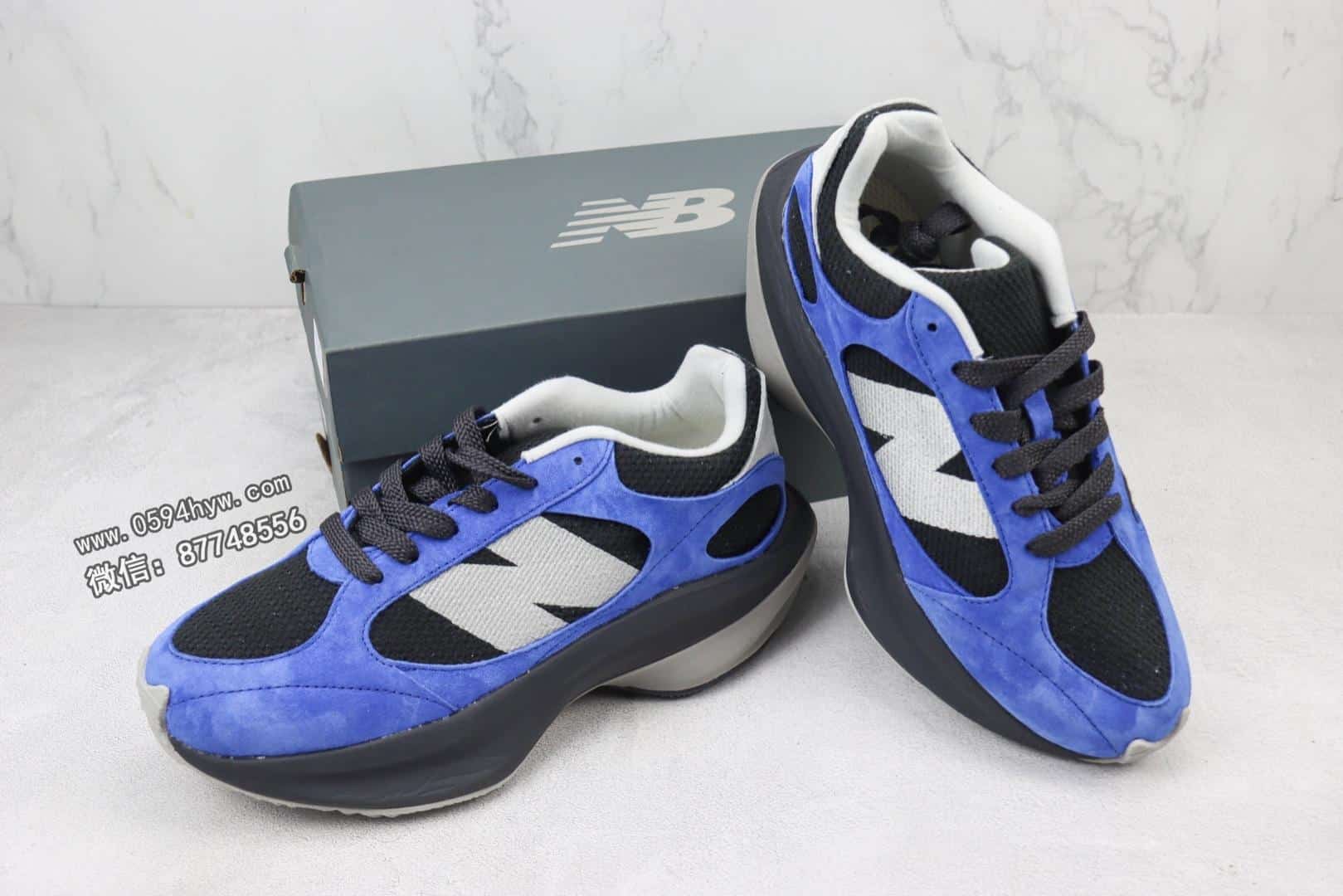 跑鞋, 新百伦, 慢跑鞋, Warped Runner, PE, New Balance - 品牌：New Balance
系列：Warped Runner
鞋子类型：复古老爹风休闲运动慢跑鞋
颜色：黑蓝
货号：UWRPDTBK