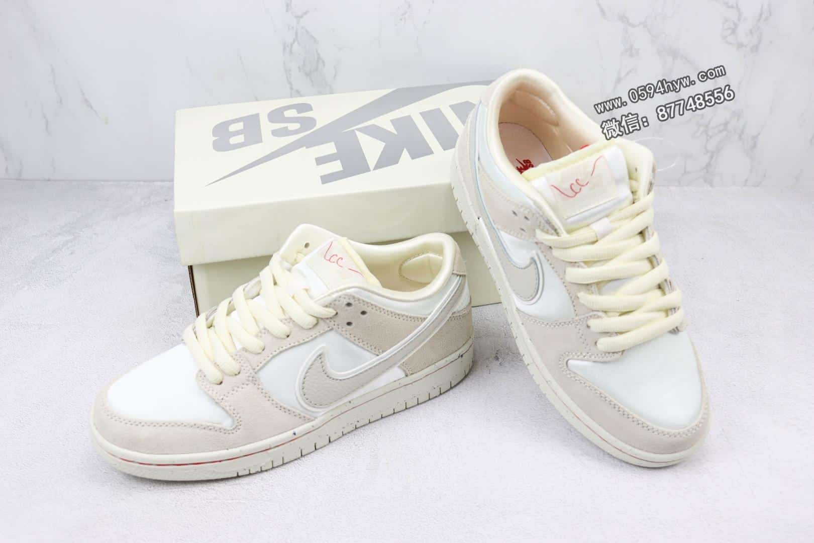 板鞋, 休闲板鞋, SB Dunk Low, Nike SB Dunk Low, Nike SB Dunk, Nike SB, Dunk Low, Dunk - TOP纯原 DUNike FZ5654-100 白奶茶 白卡其 Nike SB DuNike Low 低帮休闲板鞋