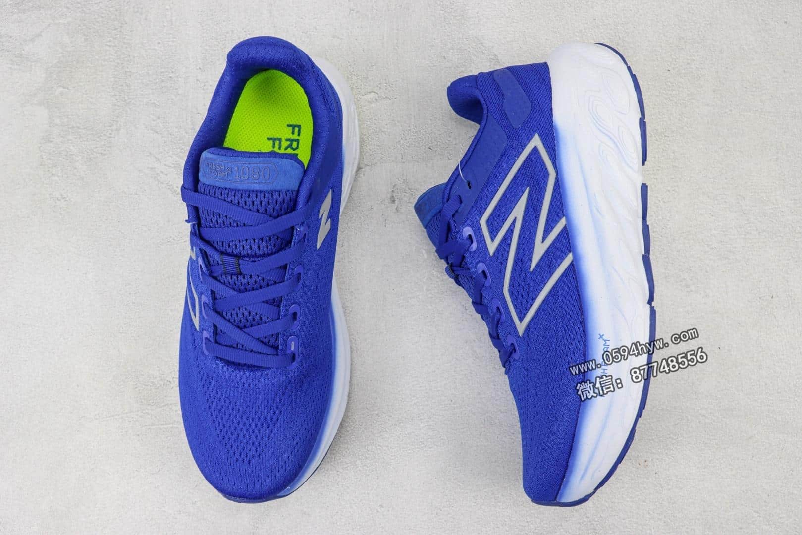 New Balance NB 1080 新百伦 联名 休闲低帮跑步鞋 蓝 货号：M1080B13