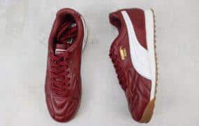 彪马 Puma Roma Anniversario 运动鞋 酒红色 货号：366673-02