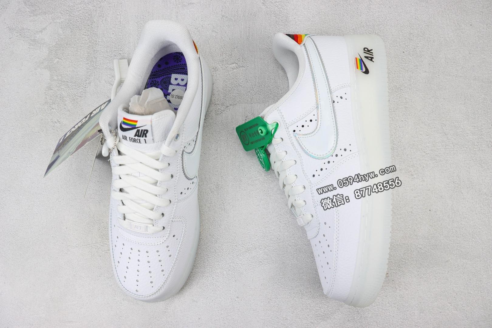 Nike Air Force 1 Low 空军一号低帮运动休闲板鞋 粉色 货号：CV0258-100